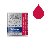 Winsor & Newton Cotman aquarelle (demi-godet) - 003 nuance d'alizarine cramoisie 410466