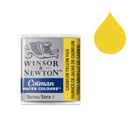 Winsor & Newton Cotman aquarelle (demi-godet) - 109 nuance de jaune de cadmium 410473
