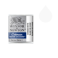 Winsor & Newton Cotman aquarelle (demi-godet) - 150 blanc de Chine 410476