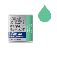 Winsor & Newton Cotman aquarelle (demi-godet) - 235 émeraude 410479