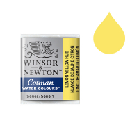 Winsor & Newton Cotman aquarelle (demi-godet) - 346 nuance de jaune citron 410489