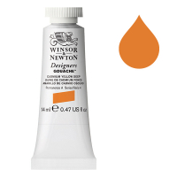 Winsor & Newton Designers gouache 111 (14 ml) - jaune de cadmium foncé 410650
