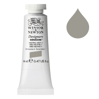 Winsor & Newton Designers gouache 436 (14 ml) - gris neutre 410661