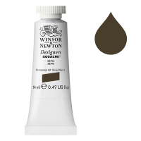 Winsor & Newton Designers gouache 609 (14ml) - sépia 410671