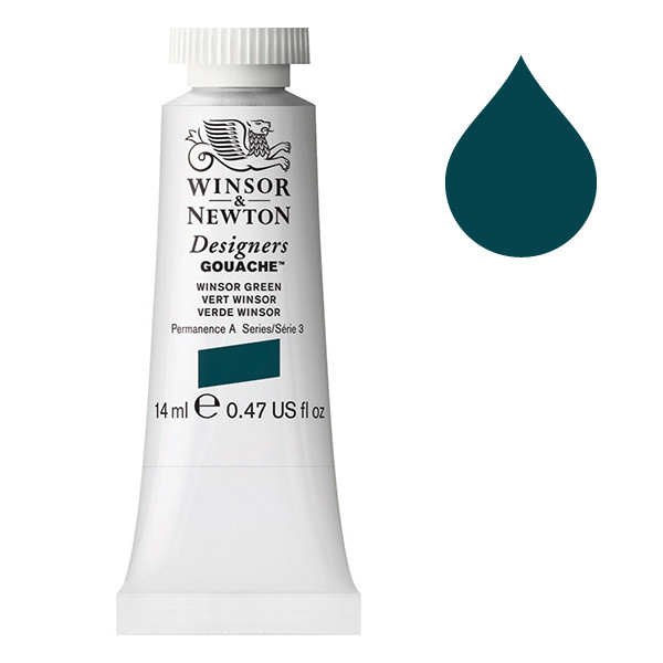 Winsor & Newton Designers gouache 720 (14ml) - vert Winsor 410613 - 1