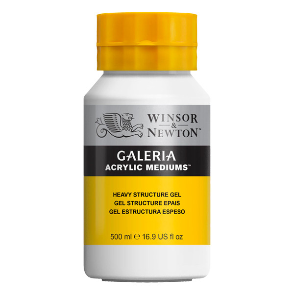 Winsor & Newton Galeria gel de structure (500 ml) - noir 410219 - 1