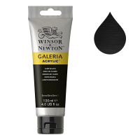 Winsor & Newton Galeria peinture acrylique (120 ml) - 337 noir de fumée 410140