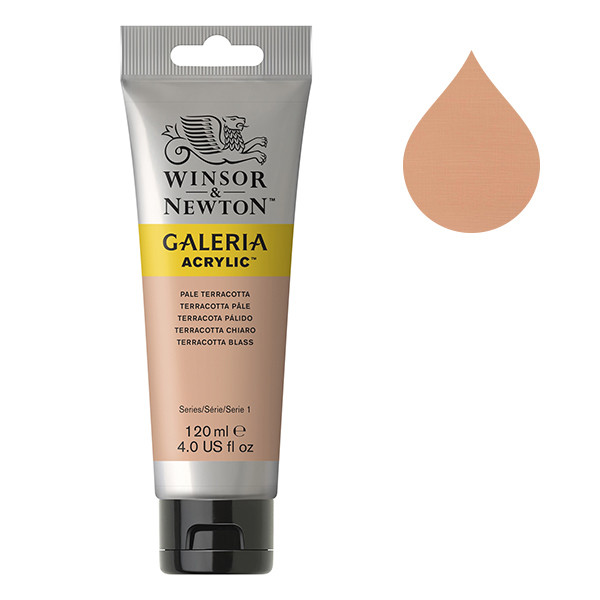 Winsor & Newton Galeria peinture acrylique (120 ml) - 437 terracotta pâle 410149 - 1