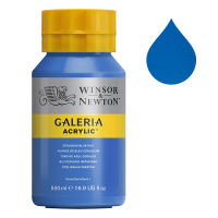 Winsor & Newton Galeria peinture acrylique (500 ml) - 138 nuance de bleu céruléum 410070