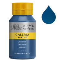 Winsor & Newton Galeria peinture acrylique (500 ml) - 232 turquoise foncé 410074