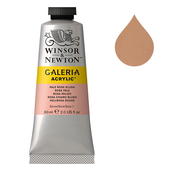 Winsor & Newton Galeria peinture acrylique (60 ml) - 257 rose pâle 410015 - 1