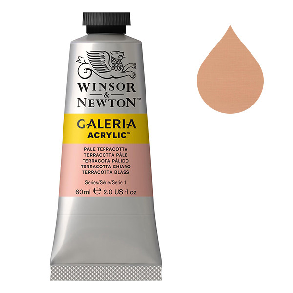 Winsor & Newton Galeria peinture acrylique (60 ml) - 437 terracotta pâle 410029 - 1