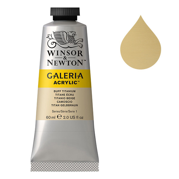Winsor & Newton Galeria peinture acrylique (60 ml) - 60 titane écru 410000 - 1