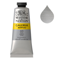 Winsor & Newton Galeria peinture acrylique (60 ml) - 617 argent 410051