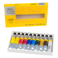 Winsor & Newton Galeria peinture acrylique en tubes de 20 ml (10 pièces) 410180