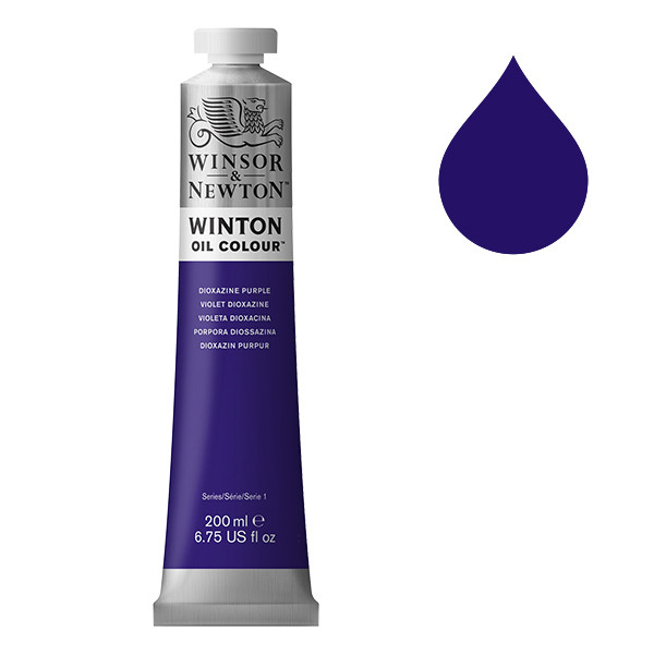 Winsor & Newton Winton peinture à l'huile (200 ml) - 229 violet dioxazine 410318 - 1