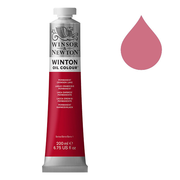 Winsor & Newton Winton peinture à l'huile (200 ml) - 478 laque cramoisie permanent 410333 - 1