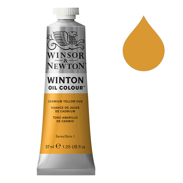 Winsor & Newton Winton peinture à l'huile (37 ml) - 109 nuance de jaune de cadmium 410256 - 1