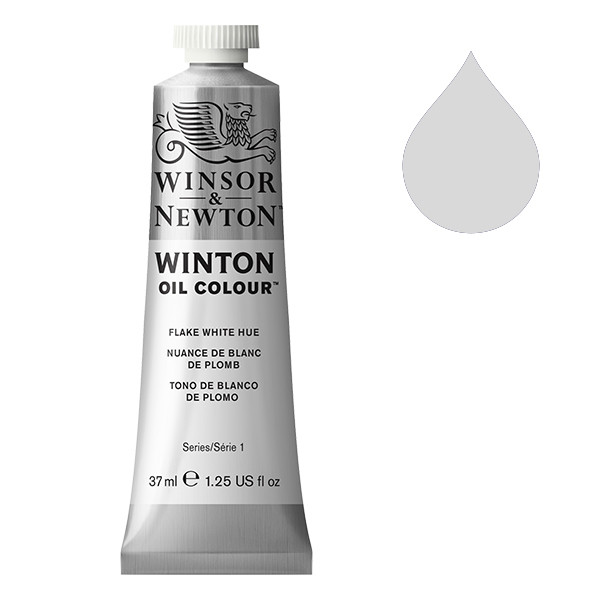 Winsor & Newton Winton peinture à l'huile (37 ml) - 242 nuance de blanc de plomb 410265 - 1