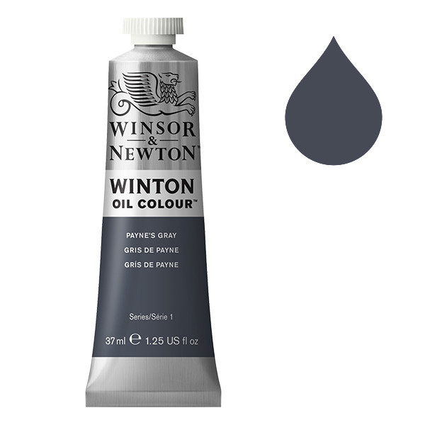 Winsor & Newton Winton peinture à l'huile (37 ml) - 465 gris de Payne 410276 - 1