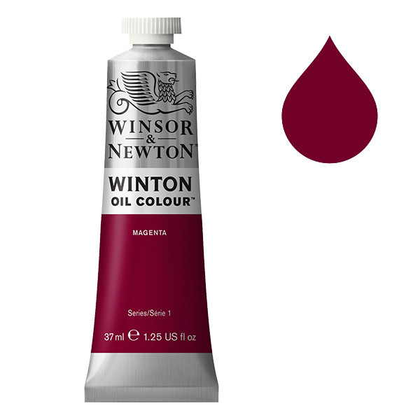 Winsor & Newton Winton peinture à l'huile (37ml) - 380 magenta 410273 - 1