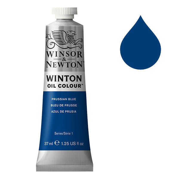 Winsor & Newton Winton peinture à l'huile (37ml) - 538 bleu de Prusse 410283 - 1