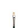 Winsor & Newton Winton pinceau brosse plate courte pour peinture à l'huile (numéro 6) 410452 - 1