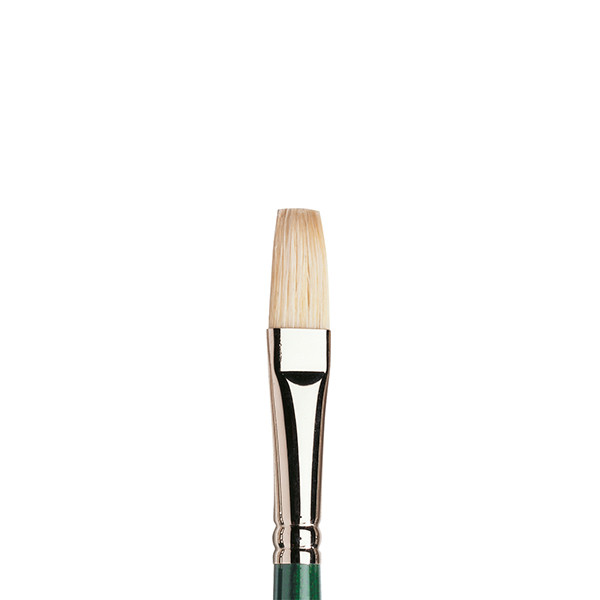 Winsor & Newton Winton pinceau brosse plate pour peinture à l'huile (numéro 8) 410441 - 1