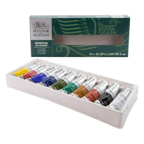 Winsor & Newton Winton tubes de peinture à l'huile 37 ml (10 pièces) 410360 - 1