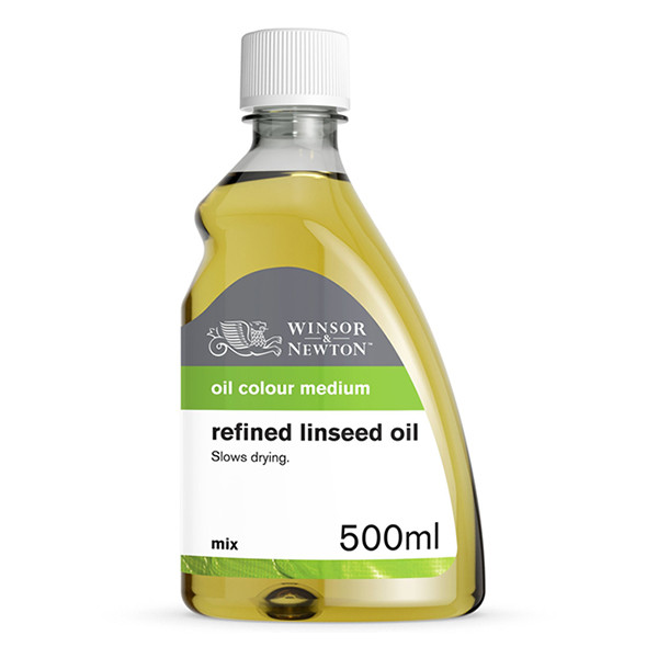 Winsor & Newton huile de lin raffinée (500 ml) 410367 - 1