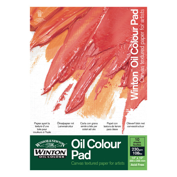 Winsor & Newton papier pour peinture à l'huile A3 230 g/m² (10 feuilles) 410576 - 1