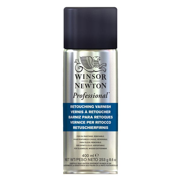 Winsor & Newton vernis à retoucher en aérosol pour peinture à l'huile (400 ml) 410401 - 1