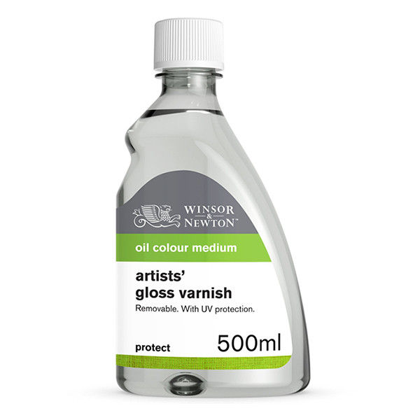 Winsor & Newton vernis brillant pour peinture à l'huile (500 ml) 410371 - 1