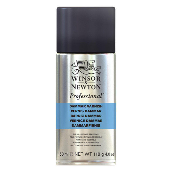 Winsor & Newton vernis dammar en aérosol pour peinture à l'huile (150 ml) 410362 - 1