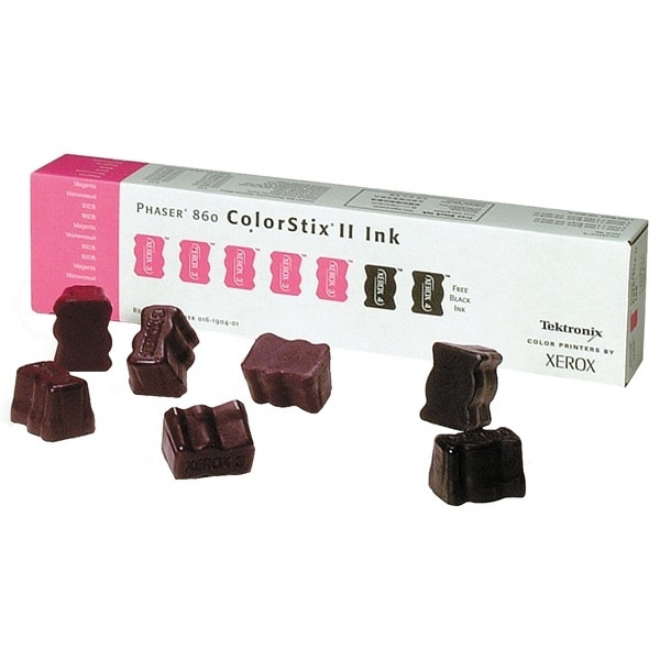 Xerox 016190401 colorstix 5 x magenta + 2 x noir (d'origine) 046608 - 1