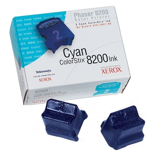 Xerox 016204100 colorstix 2 x cyan (d'origine) 046664 - 1