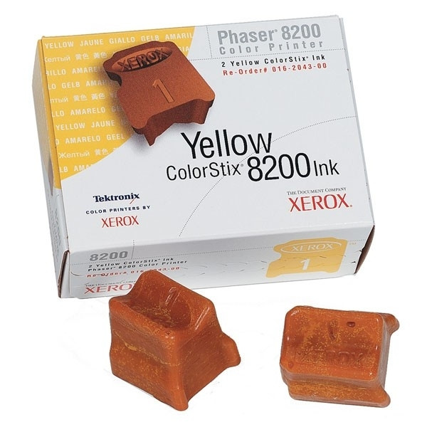 Xerox 016204300 colorstix 2 x jaune (d'origine) 046666 - 1