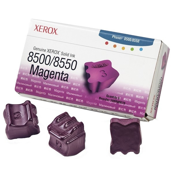 Xerox 108R00670 encre solide magenta 3 pièces (d'origine) 046925 - 1