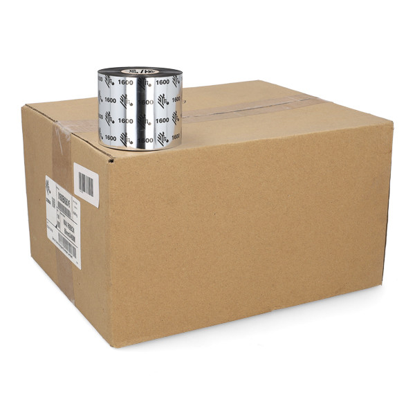 Zebra 1600 ruban de cire (01600BK06045) 60 mm x 450 m (18 rubans) 144538 - 1