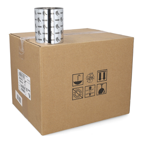 Zebra 1600 ruban de cire (01600BK08345) 83 mm x 450 m (18 rubans) 144540 - 1