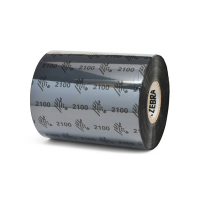 Zebra 2100 ruban de cire (02100BK08045) 80 mm x 450 m (12 rubans) 141080