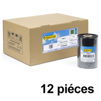 Zebra 2100 ruban de cire (02100BK11045) 110 mm x 450 m (12 rubans) marque 123encre 144614