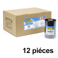 Zebra 3200 ruban de cire/résine (03200BK11045) 110 mm x 450 m (12 rubans) marque 123encre 144616