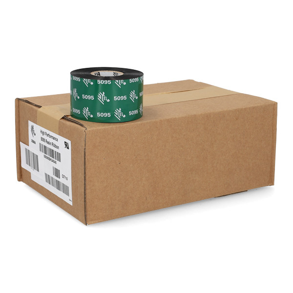 Zebra 5095 ruban de résine (05095BK04045) 40 mm x 450 m (6 rubans) 141164 - 1