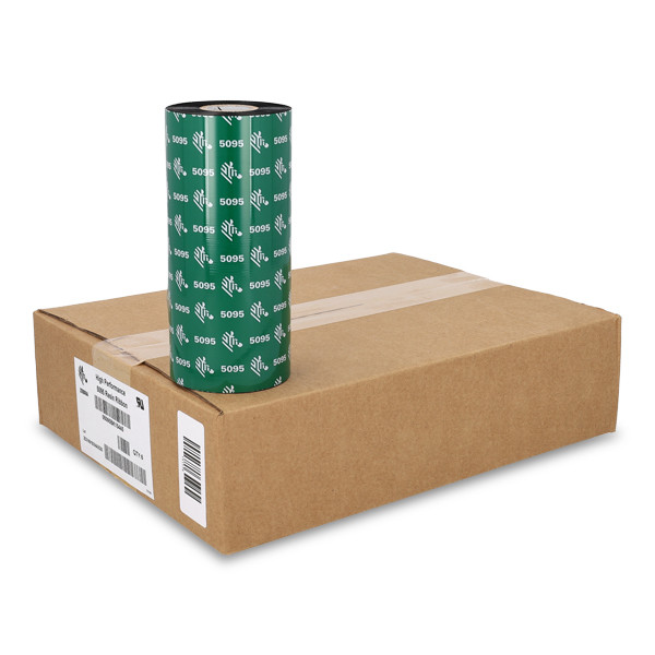 Zebra 5095 ruban de résine (05095BK15445) 154 mm x 450 m (6 rubans) 141176 - 1