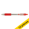 Offre : 12x Zebra Z-Grip stylo à bille - rouge 423816 - 1