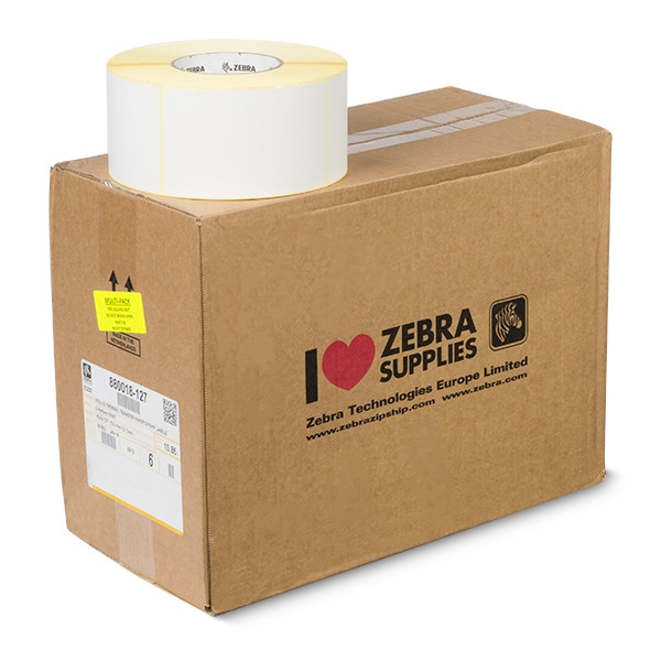 Zebra Z-Perform 1000T étiquettes (880018-127) 76 x 127 mm (6 rouleaux) 141378 - 1
