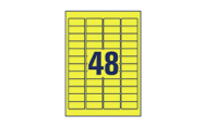 48 par feuille (45,7 x 21,2 mm)