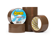 Ruban d'emballage marron