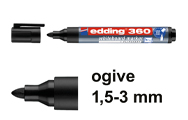 1,5 - 3 mm (Edding 360)
